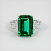 5.66 Ct. Emerald Ring, Platinum 950 1