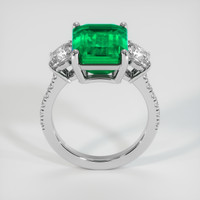 5.66 Ct. Emerald Ring, Platinum 950 3