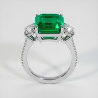 6.78 Ct. Emerald Ring, Platinum 950 3