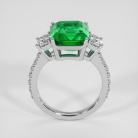 6.54 Ct. Emerald Ring, Platinum 950 3