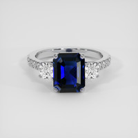4.03 Ct. Blue Sapphire Ring, Platinum 950 1