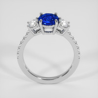 2.02 Ct. Blue Sapphire Ring, Platinum 950 3