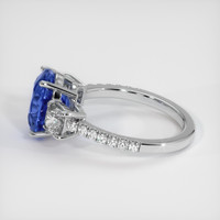 4.06 Ct. Sapphire Ring, Platinum 950 4