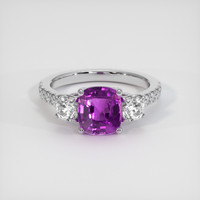 2.04 Ct. Sapphire Ring, Platinum 950 1