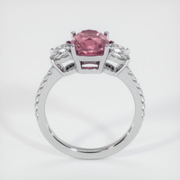 2.12 Ct. Purplish Pink Sapphire Ring, Platinum 950 3