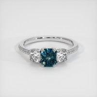 0.82 Ct. Sapphire Ring, Platinum 950 1