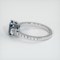 1.40 Ct. Sapphire Ring, Platinum 950 4