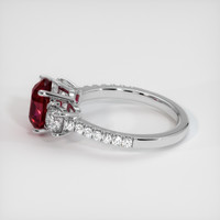 2.75 Ct. Ruby Ring, Platinum 950 4