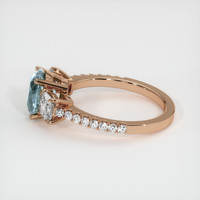 1.88 Ct. Sapphire Ring, 14K Rose Gold 4