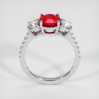 2.08 Ct. Ruby Ring, 14K White Gold 3