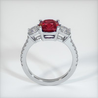 2.17 Ct. Ruby Ring, 14K White Gold 3