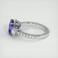 2.50 Ct. Color Change Sapphire Ring, 14K White Gold 4