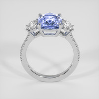 4.53 Ct. Blue Sapphire Ring, 14K White Gold 3