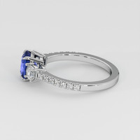 1.80 Ct. Blue Sapphire Ring, 14K White Gold 4