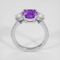 3.02 Ct. Purple Sapphire Ring, 14K White Gold 3