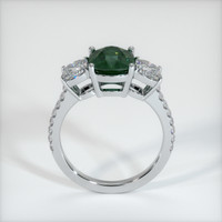2.22 Ct. Green Sapphire Ring, 14K White Gold 3