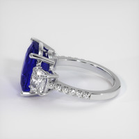 7.64 Ct. Sapphire Ring, 18K White Gold 4