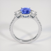 2.08 Ct. Blue Sapphire Ring, 18K White Gold 3