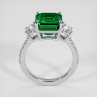 3.95 Ct. Emerald Ring, 18K White Gold 3