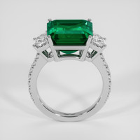 6.64 Ct. Emerald Ring, 18K White Gold 3