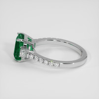 2.58 Ct. Emerald Ring, 18K White Gold 4