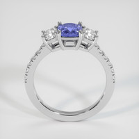 1.20 Ct. Bluish Purple Sapphire Ring, 18K White Gold 3