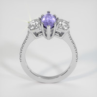 1.72 Ct. Purple Sapphire Ring, 18K White Gold 3