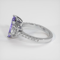 1.72 Ct. Purple Sapphire Ring, 18K White Gold 4
