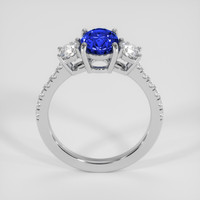 2.08 Ct. Blue Sapphire Ring, 18K White Gold 3