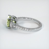 2.88 Ct. Sapphire Ring, 18K White Gold 4