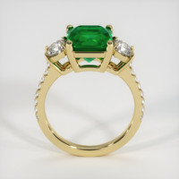 2.81 Ct. Emerald Ring, 18K Yellow Gold 3