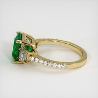 2.81 Ct. Emerald Ring, 18K Yellow Gold 4