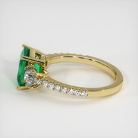 1.68 Ct. Emerald Ring, 18K Yellow Gold 4