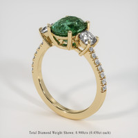 3.90 Ct. Sapphire Ring, 18K Yellow Gold 2