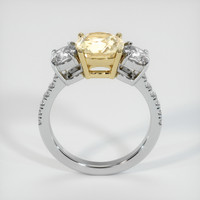 2.28 Ct. Yellow Sapphire Ring, 18K Yellow & White 3