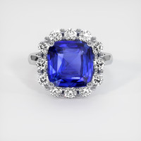 4.13 Ct. Blue Sapphire Ring, Platinum 950 1
