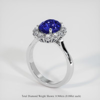 4.05 Ct. Sapphire Ring, Platinum 950 2