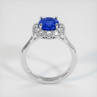 3.04 Ct. Blue Sapphire Ring, Platinum 950 3