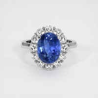 5.31 Ct. Sapphire Ring, Platinum 950 1