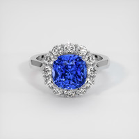 4.05 Ct. Sapphire Ring, Platinum 950 1
