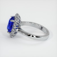4.45 Ct. Sapphire Ring, Platinum 950 4