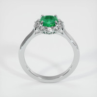 1.13 Ct. Emerald Ring, Platinum 950 3