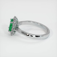 1.13 Ct. Emerald Ring, Platinum 950 4