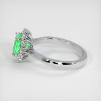 1.59 Ct. Emerald Ring, Platinum 950 4