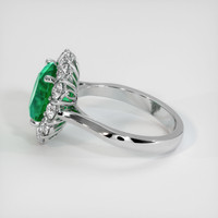 2.76 Ct. Emerald Ring, Platinum 950 4