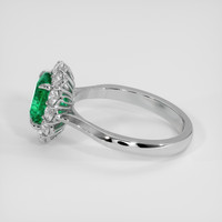 1.18 Ct. Emerald Ring, Platinum 950 4