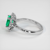 1.24 Ct. Emerald Ring, Platinum 950 4