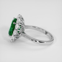 3.56 Ct. Emerald Ring, Platinum 950 4