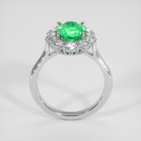 2.54 Ct. Emerald Ring, Platinum 950 3