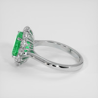 2.54 Ct. Emerald Ring, Platinum 950 4
